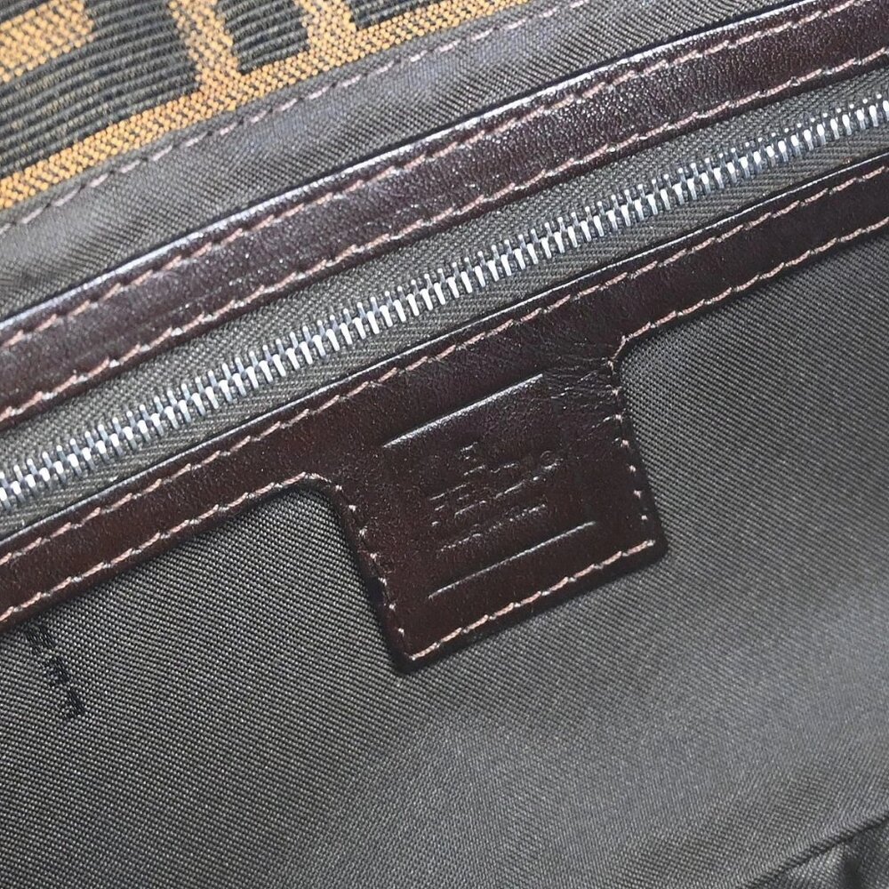 Fendi Brown Zucca Baguette Handbag 2220/26424/009 156051 - Picture 9 of 10